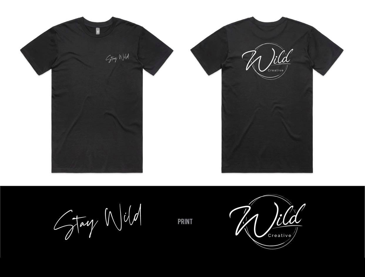 WOMENS Logo Printed | V Neck Tee - Full Colour Logo