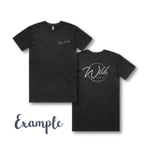 KIDS Printed Tee | Logo/Name