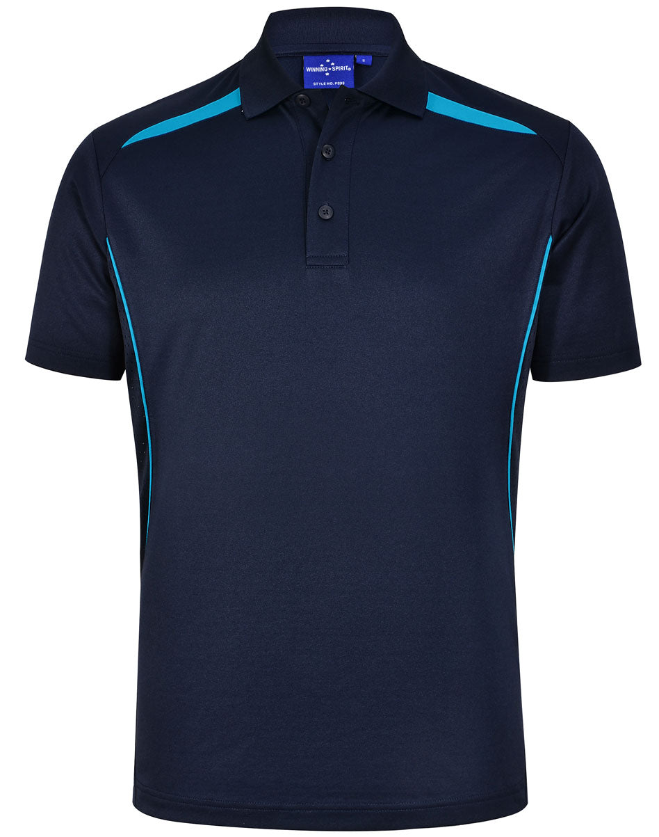 MENS Sustainable poly/cotton contrast polo