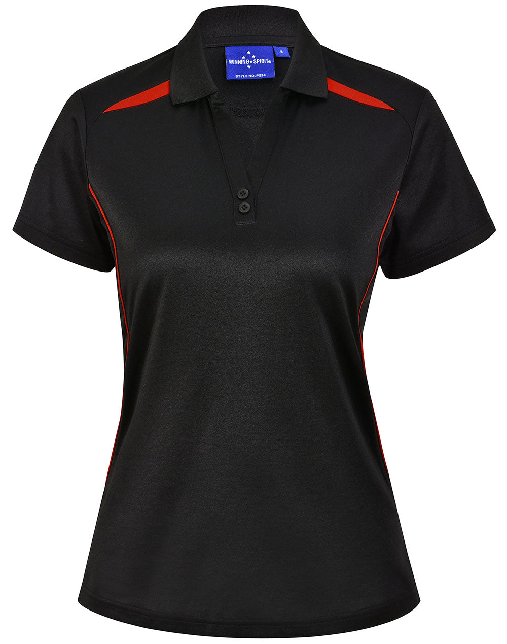 WOMENS Sustainable poly/cotton contrast polo