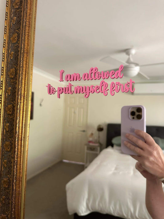 Mirror Affirmation Decal