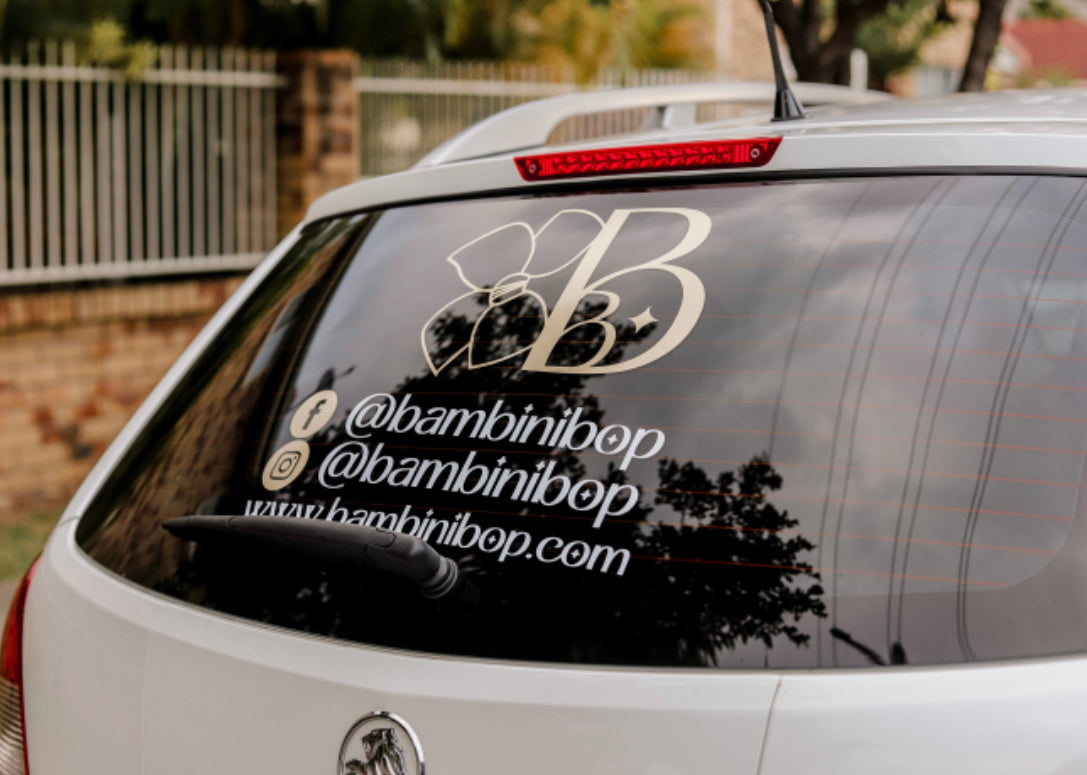 Car Logo & Media Info | 2 Colours Only