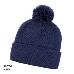 Pom Pom Beanie | lot of 10 Embroidered