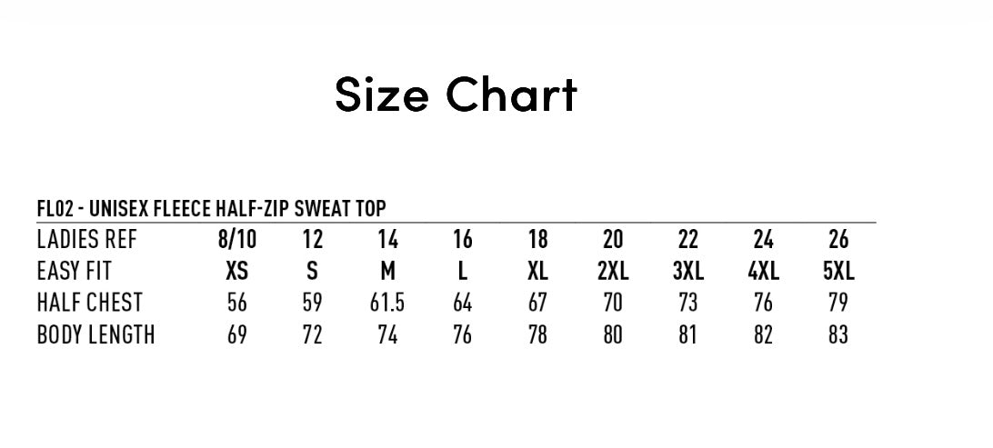 Logo Printed Quarter Zip Crew