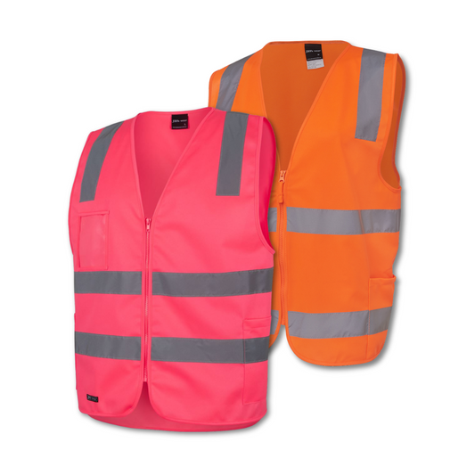 Hi Vis (D+N) Zip Safety Vest