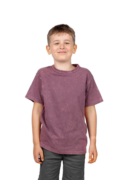 YOUTHS Printed Stone Wash Tee